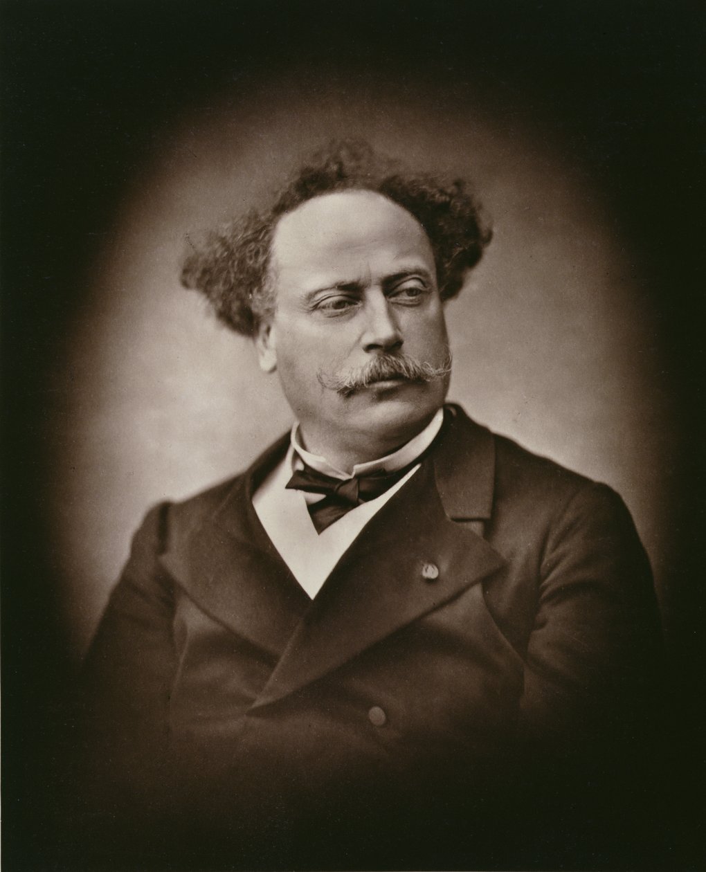 Alexandre Dumas Fils (1824-95), z Galerie Contemporaine, ok. 1874-78 autorstwa French Photographer