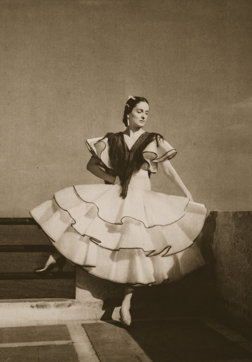 Ana Ricarda, z Grand Ballet de Monte-Carlo, 1949 (fotografika) autorstwa French Photographer