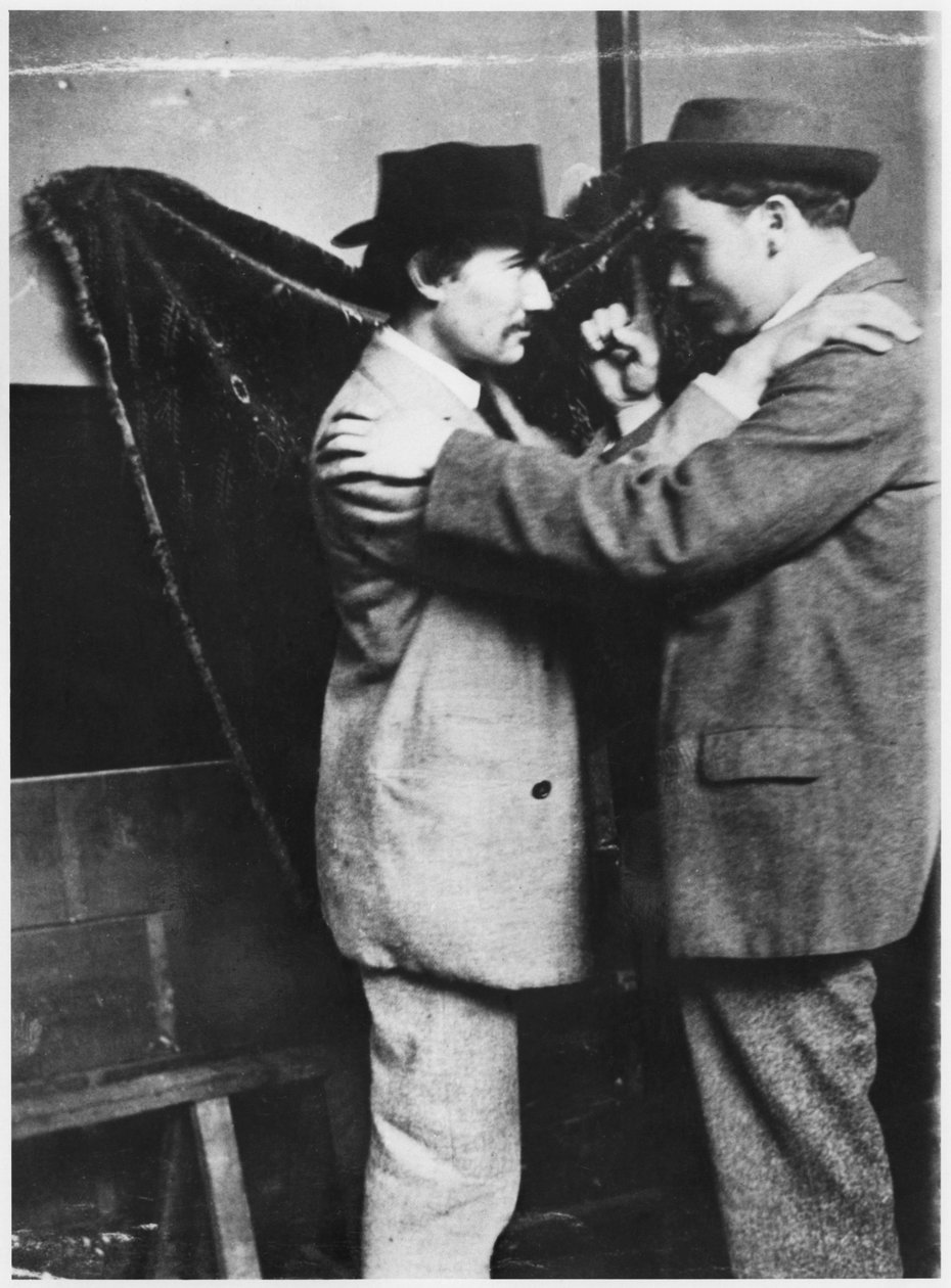 Andre Gide i Paul Albert Laurens, Biskra, Algieria, 1893 autorstwa French Photographer