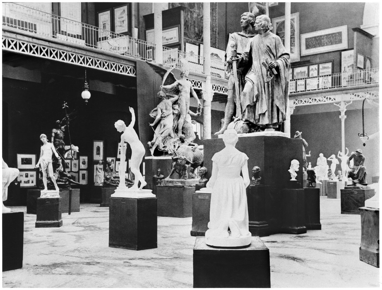 Belgijskie Sztuki Piękne na Wystawie Powszechnej, Paryż, 1889, autorstwa French Photographer