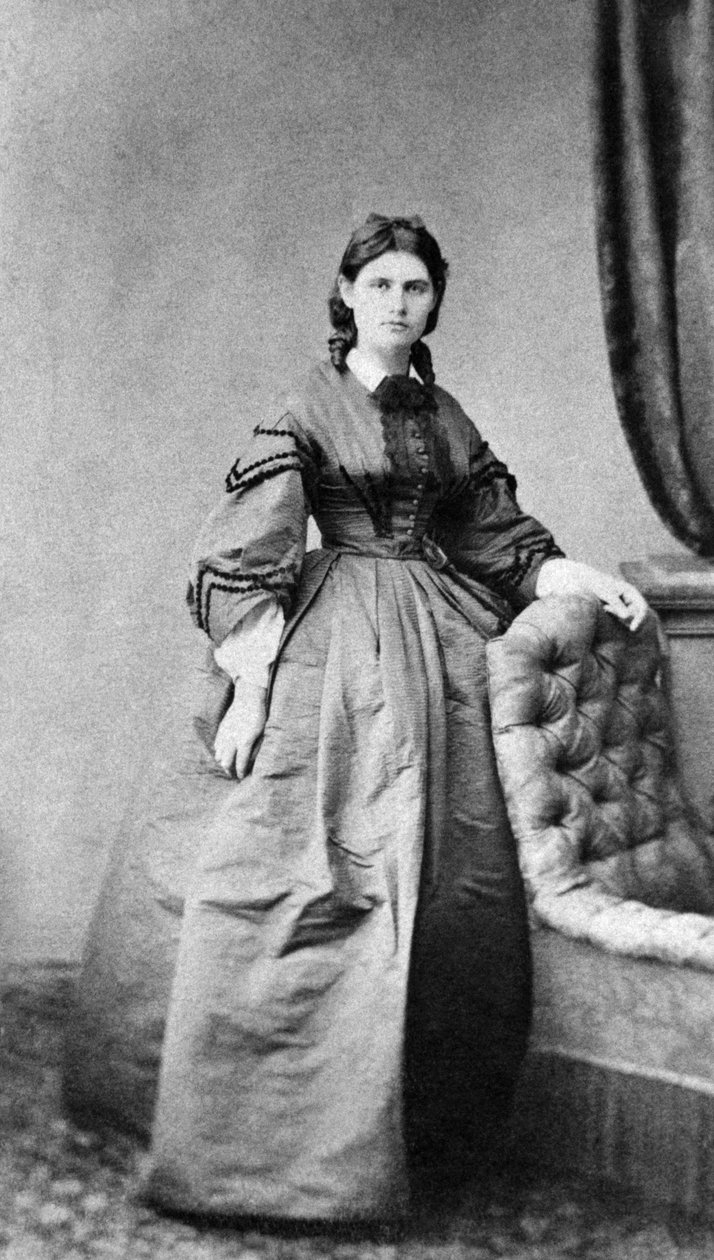 Berthe Morisot, ok.1870 autorstwa French Photographer