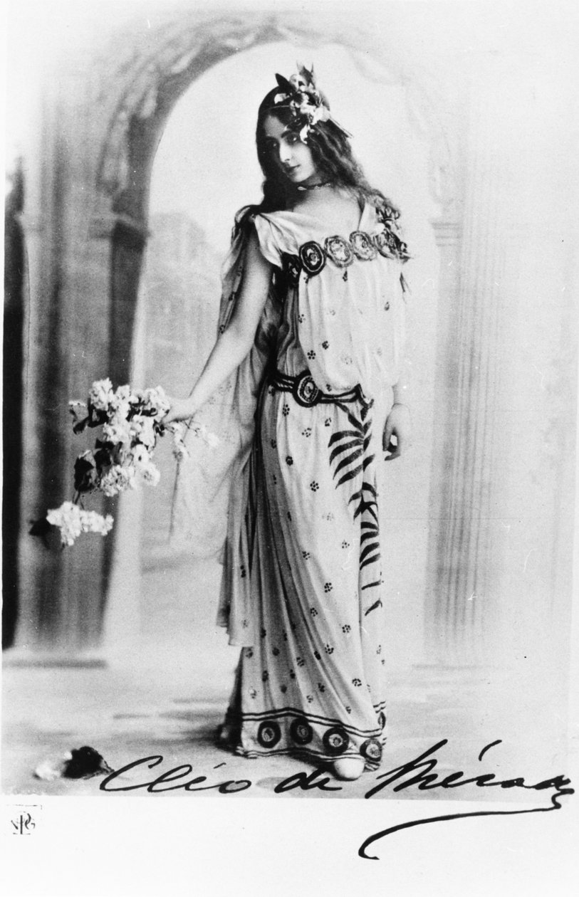 Cleo de Merode, c.1890s autorstwa French Photographer