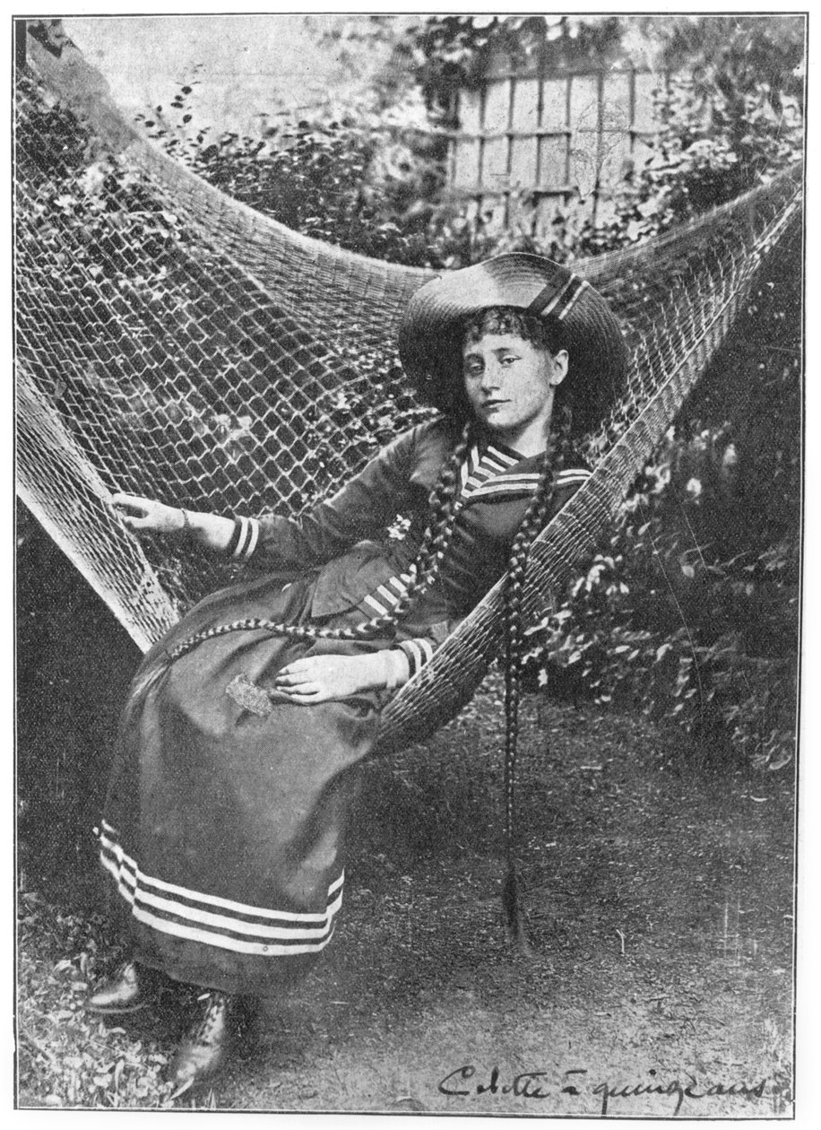 Colette (1873-1954) lat 15, 1888 autorstwa French Photographer