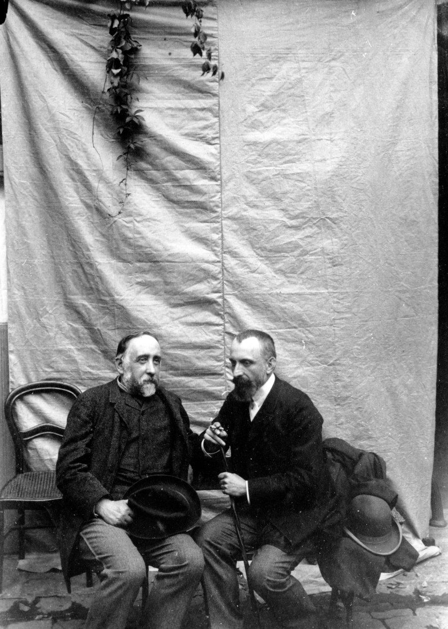 Degas z Chausson autorstwa French Photographer