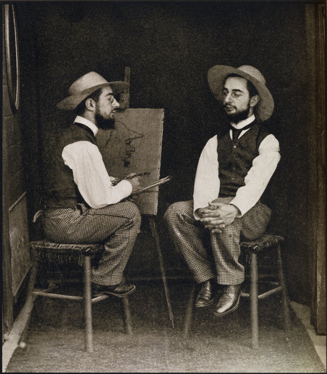 Podwójny portret Toulouse-Lautreca z „Toulouse-Lautreca” Gerstle