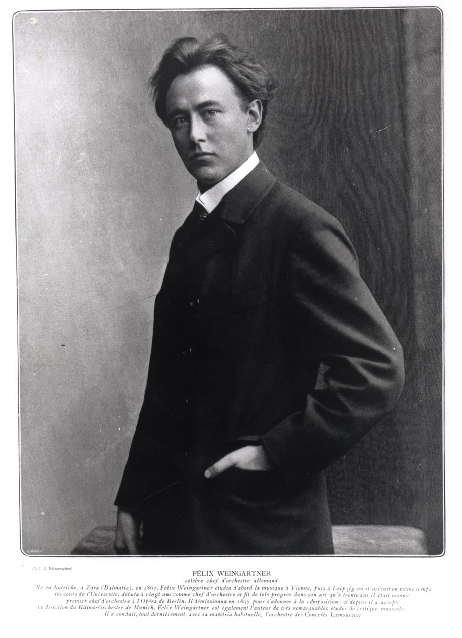 Feliks Weingartner (1863-1942) 1903 autorstwa French Photographer