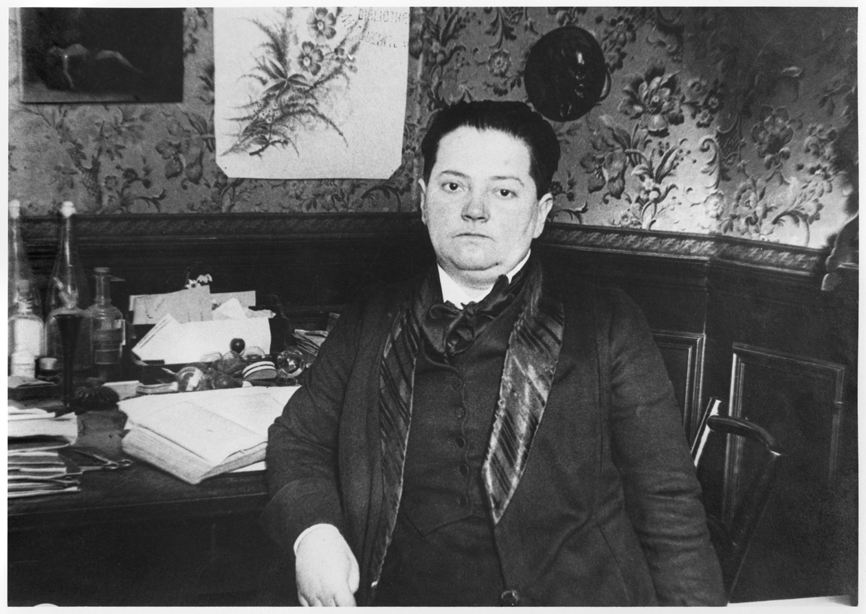 Madeleine Pelletier (1874-1939) ok. 1910 autorstwa French Photographer