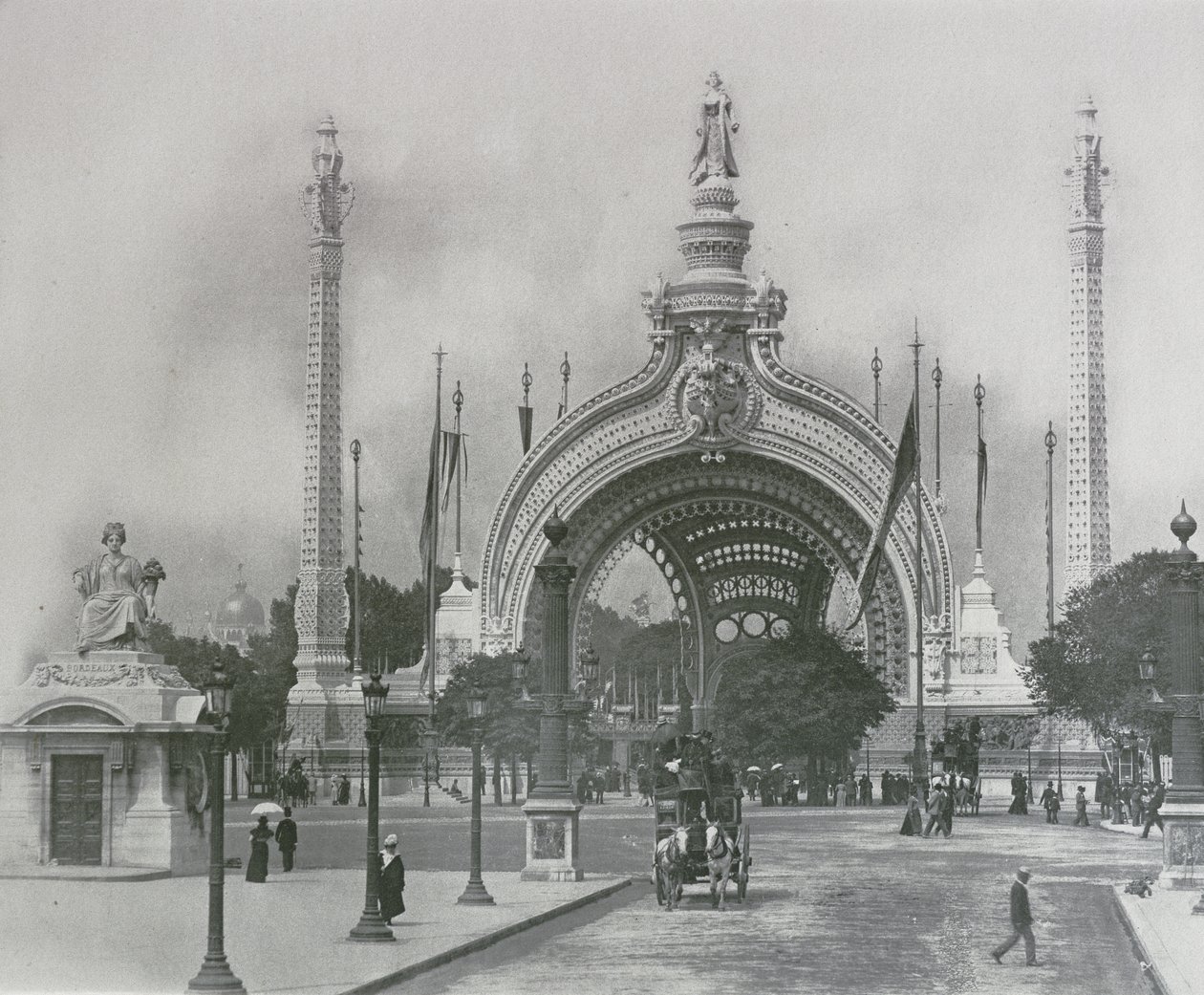 Wejście Główne - Wystawa Powszechna w Paryżu, 1900 autorstwa French Photographer