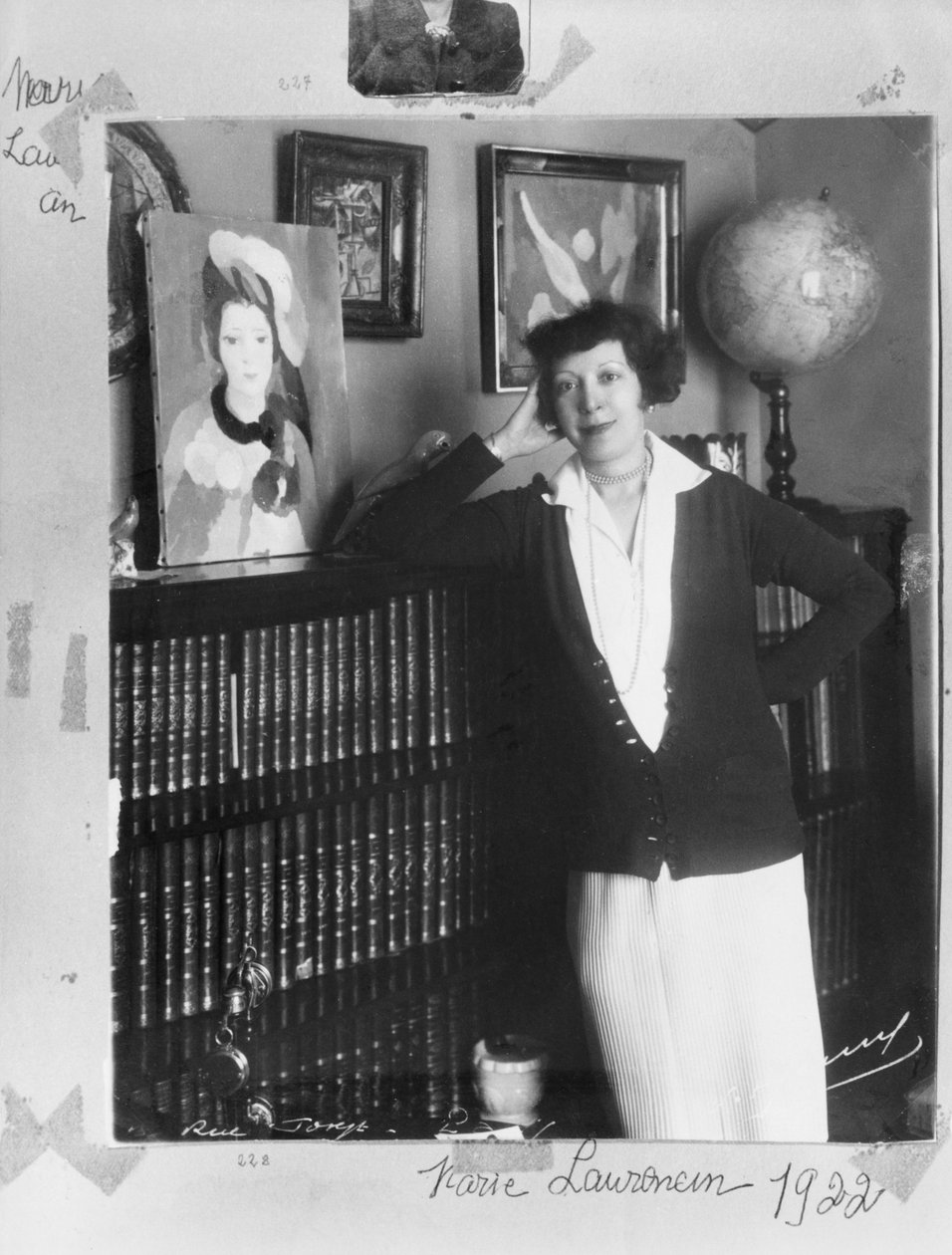 Marie Laurencin, z albumu Marcela Jouhandeau, 1922 autorstwa French Photographer