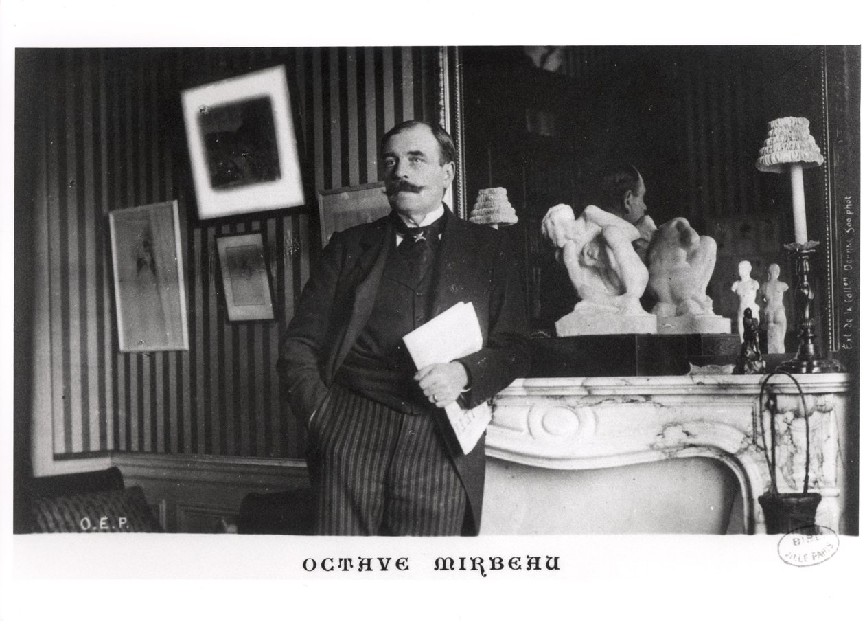 Oktawa Mirbeau (1848-1917) autorstwa French Photographer