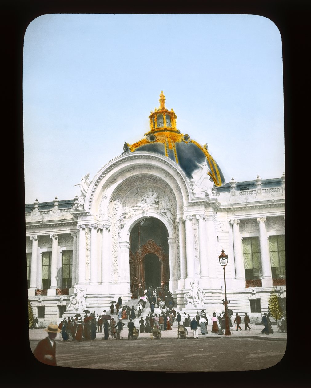 Ekspozycja paryska: Petit Palais, 1900 (zjeżdżalnia z latarnią) autorstwa French Photographer