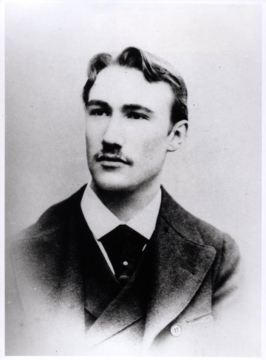 Portret Andre Gide (1869-1951) 1891-92 autorstwa French Photographer