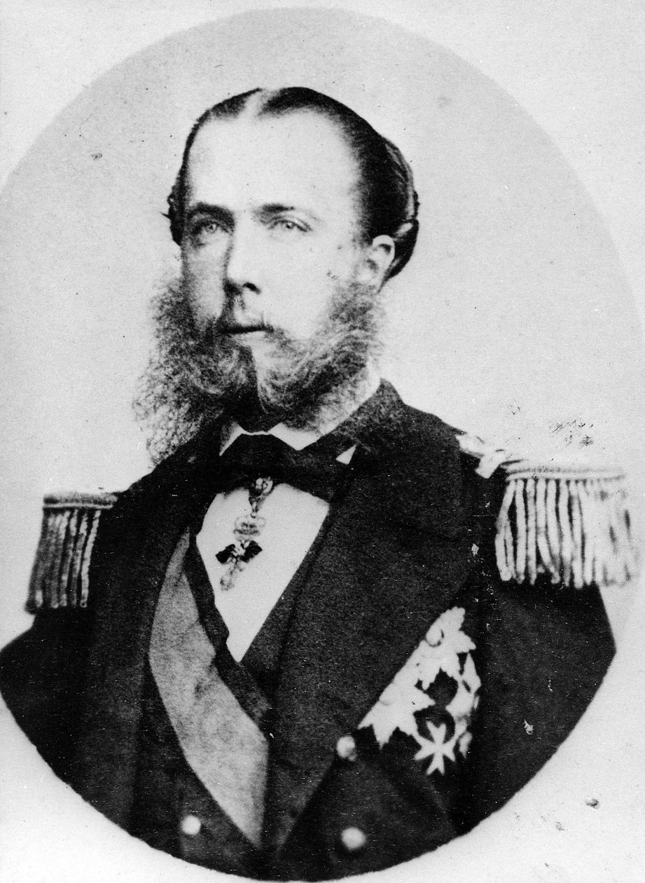 Portret cesarza Maksymiliana z Meksyku, ok. 1860 autorstwa French Photographer