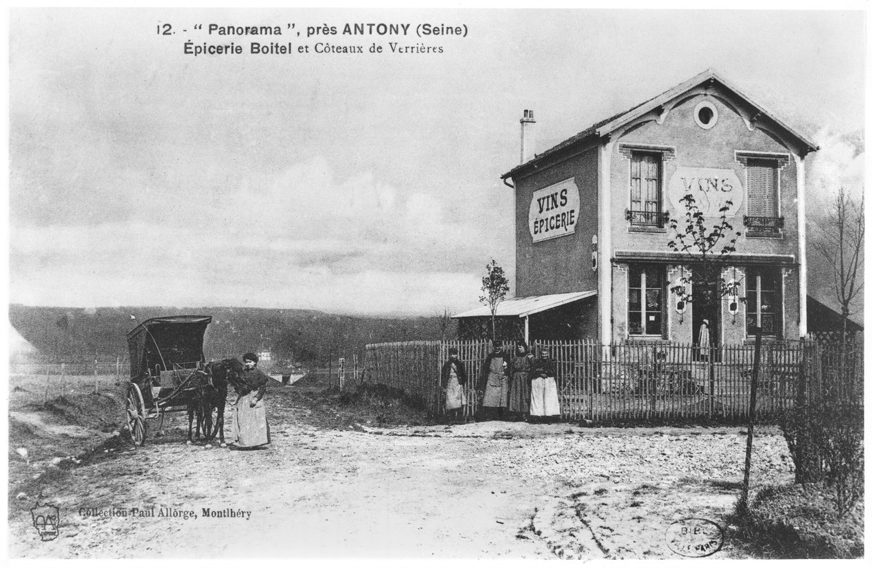 Pocztówka przedstawiająca Panoramę koło Antoniusza, koniec XIX wieku autorstwa French Photographer