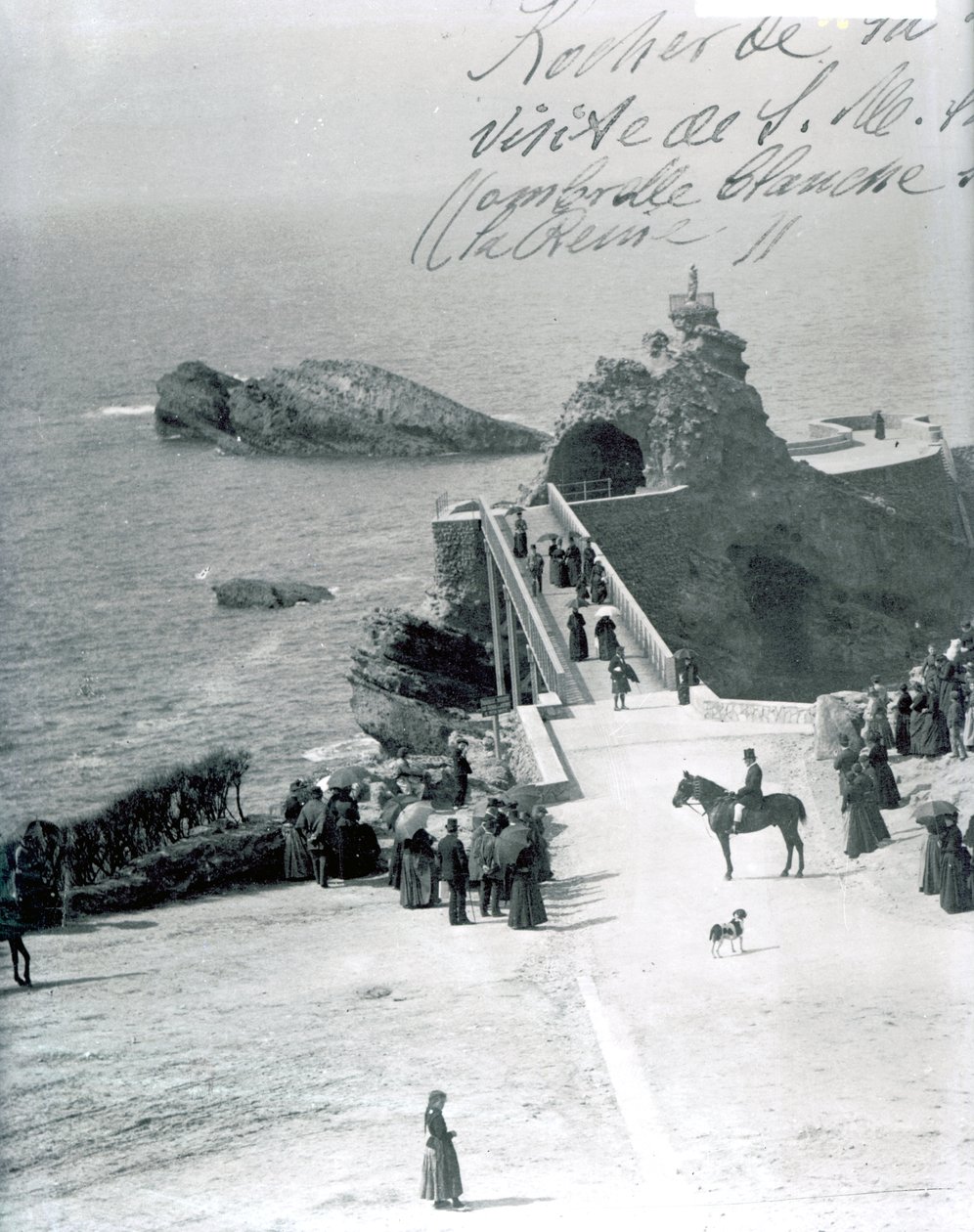 Królowa Wiktoria na francuskim wybrzeżu autorstwa French Photographer
