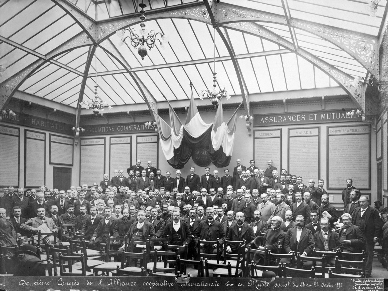 II Kongres Międzynarodowego Związku Spółdzielczego, 31 października 1895 r. autorstwa French Photographer
