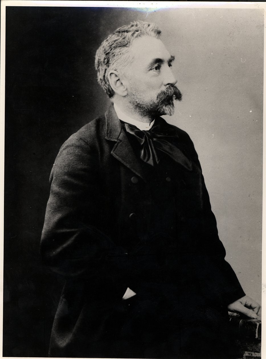 Stephane Mallarme (1842-98) autorstwa French Photographer