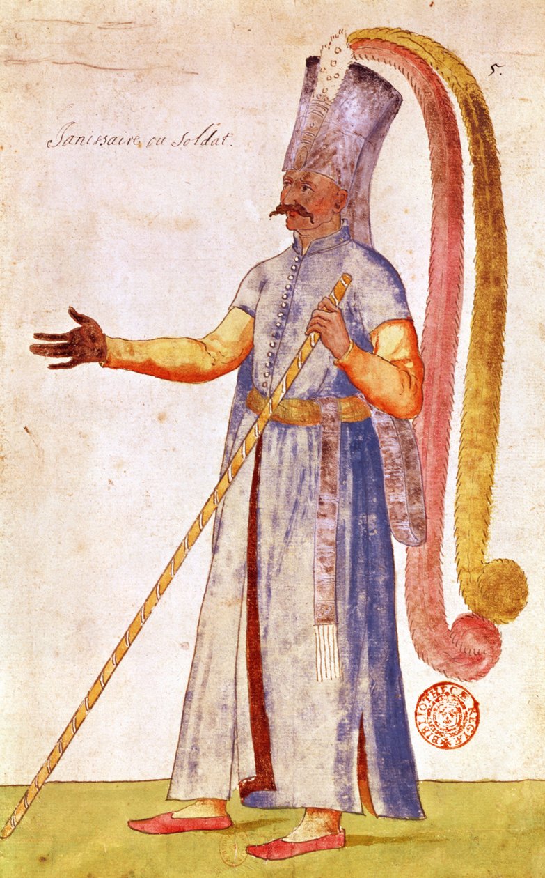 Janczar lub żołnierz, 1567 autorstwa French School