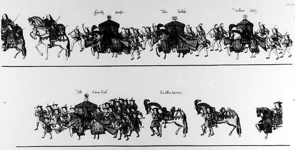 Procesja Rycerzy na potyczkę (zob. 138678-79) autorstwa French School