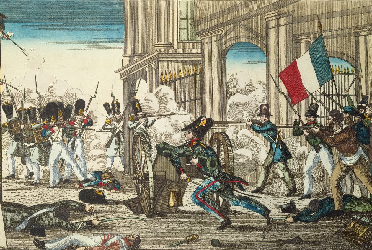 Akt odwagi, 28 lipca 1830 r. autorstwa French School