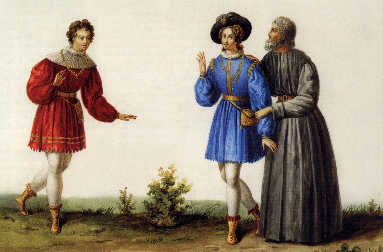 Adolphe Nourrit w roli Le Comte w Le Comte d