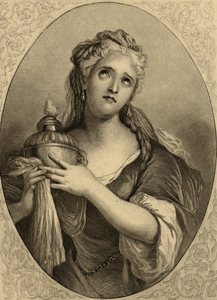 Adrienne Lecouvreur (1692-1730) autorstwa French School