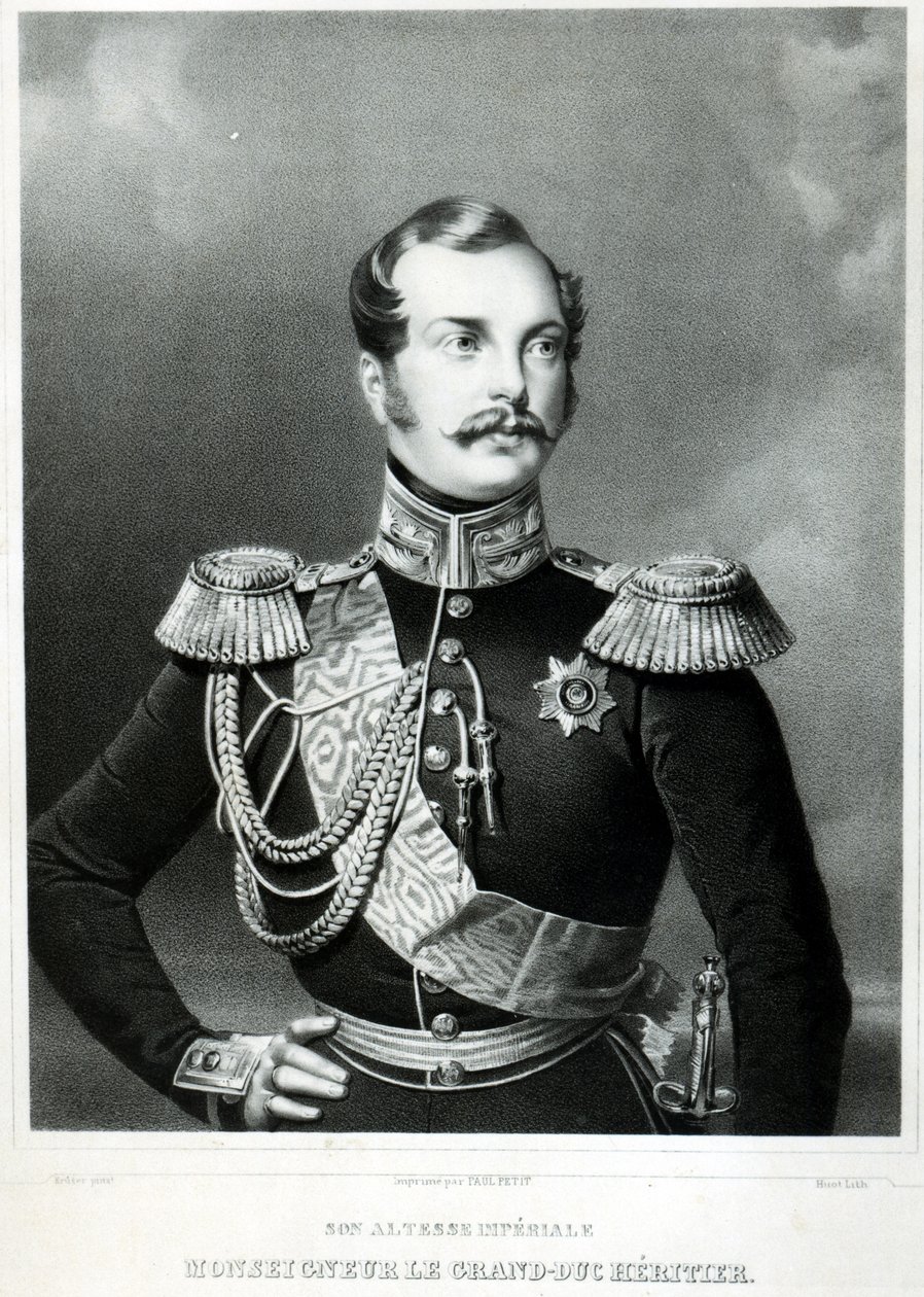 Aleksander II (1818-81) z Rosji autorstwa French School