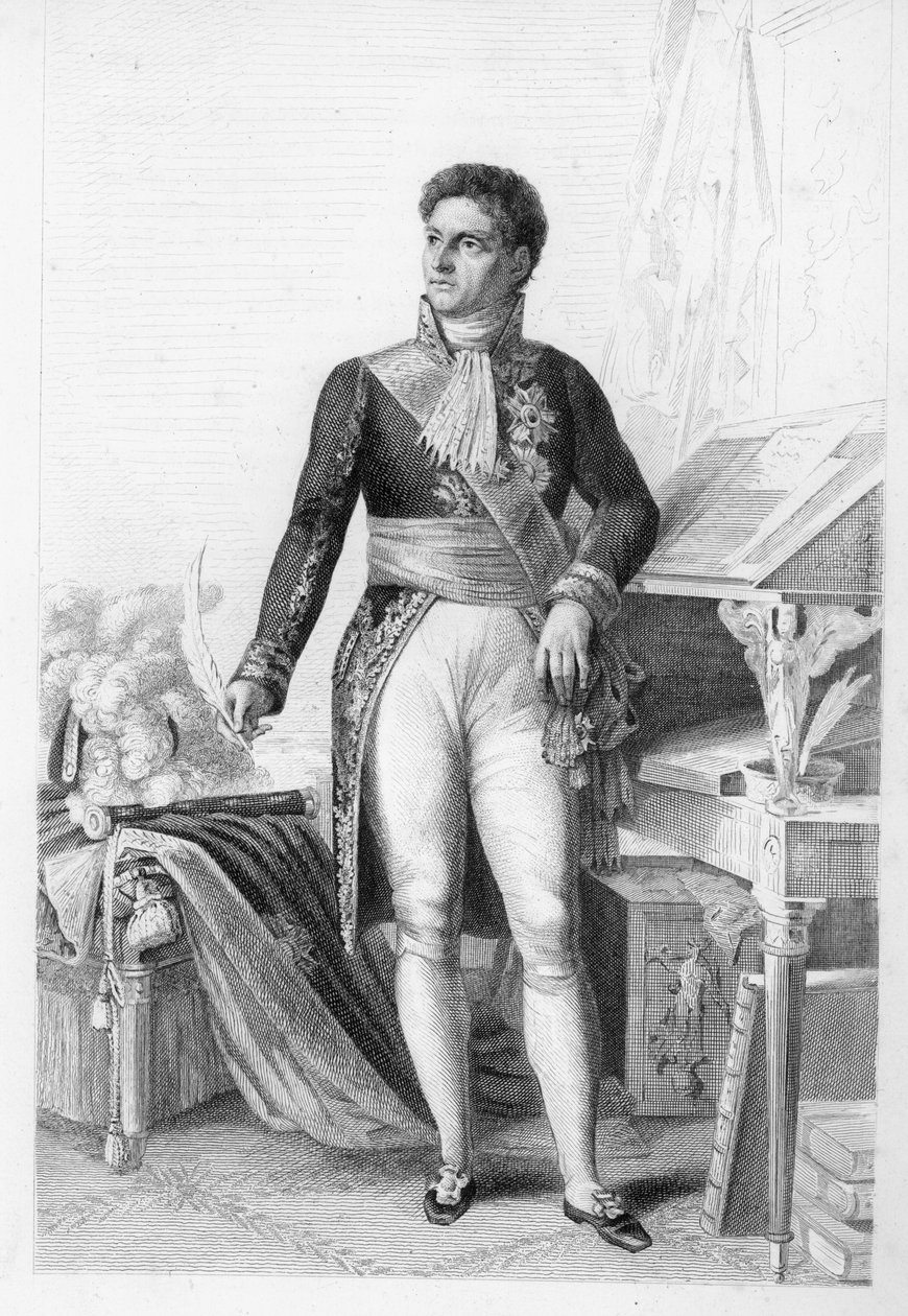 Alexandre Berthier (1753-1815), książę de Neuchâtel i marszałek Francji autorstwa French School