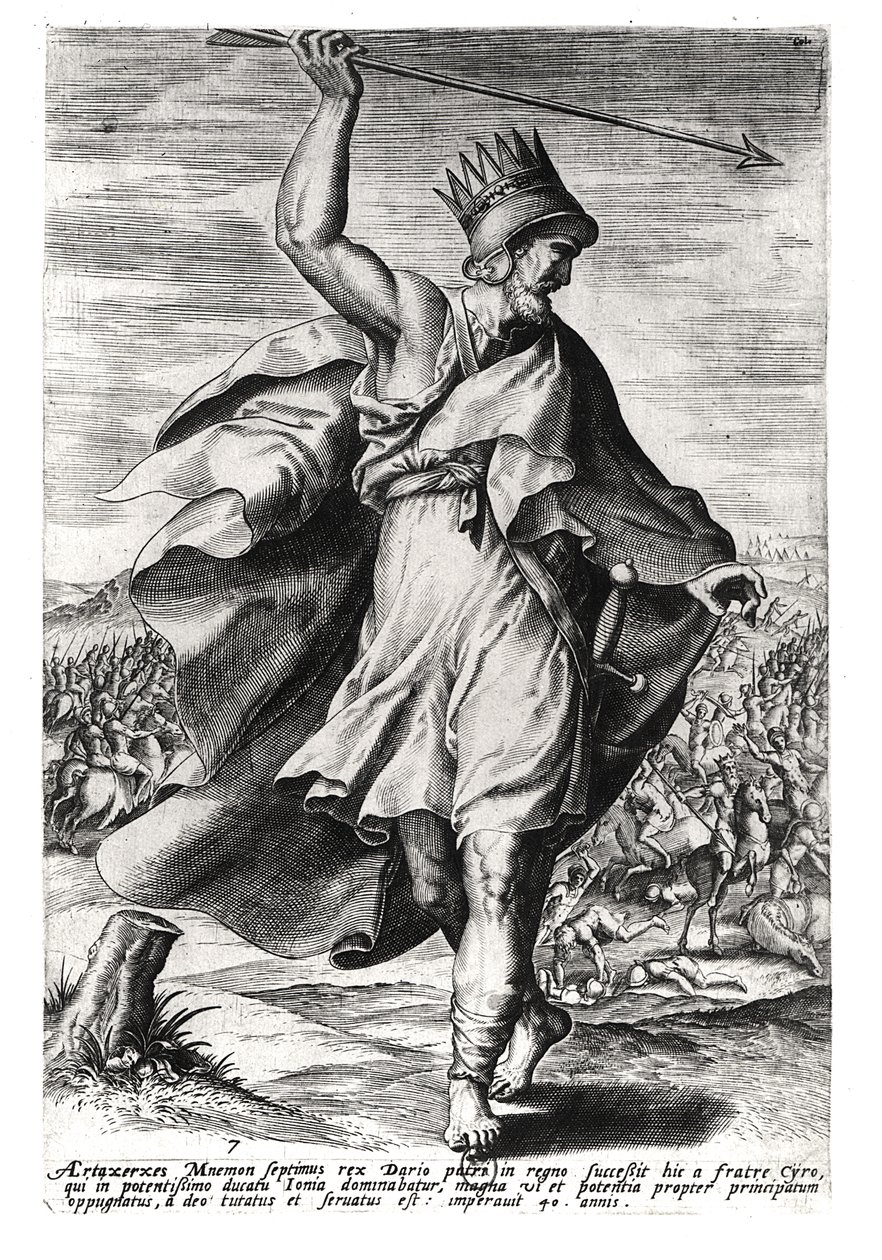 Artakserkses II (ok.404-358 pne) król Persji autorstwa French School