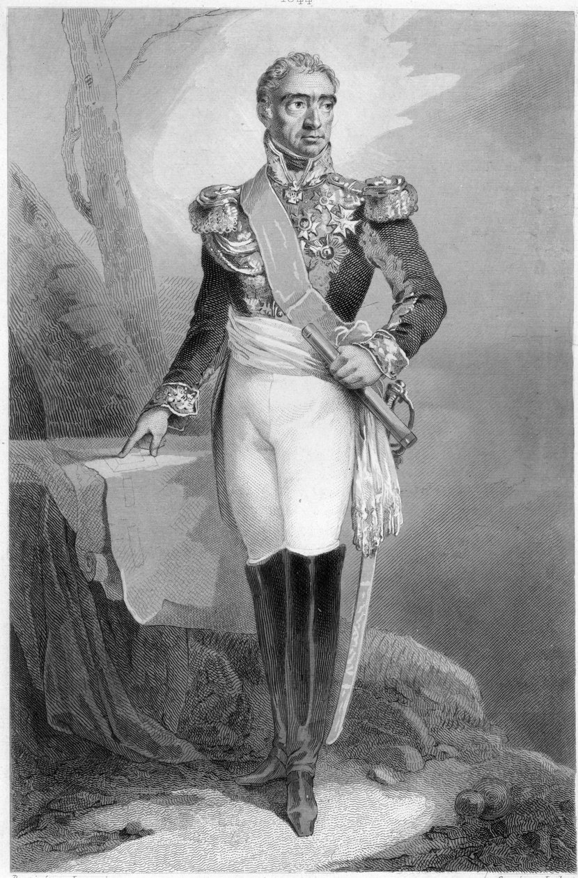 Auguste Frederic Louis Viesse de Marmont (1774-1852), książę Ragusy i marszałek Francji autorstwa French School