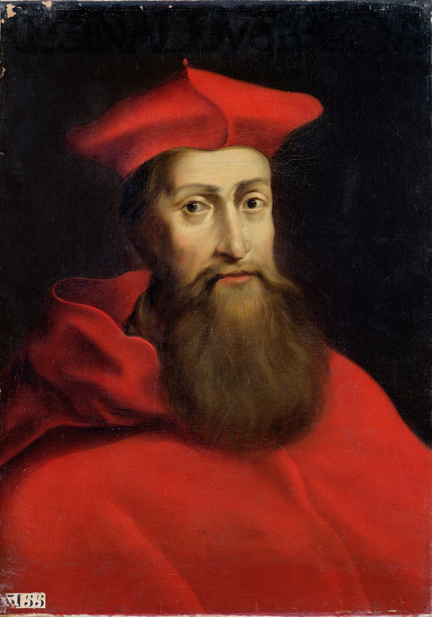 Kardynał Reginald Polak (1500-58) Arcybiskup Canterbury autorstwa French School