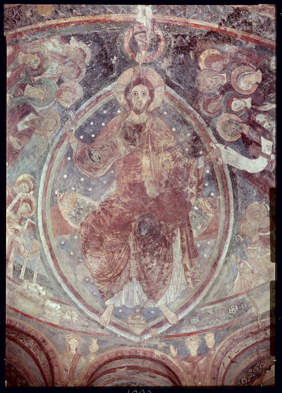 Chrystus Pantokrator, od absydy autorstwa French School