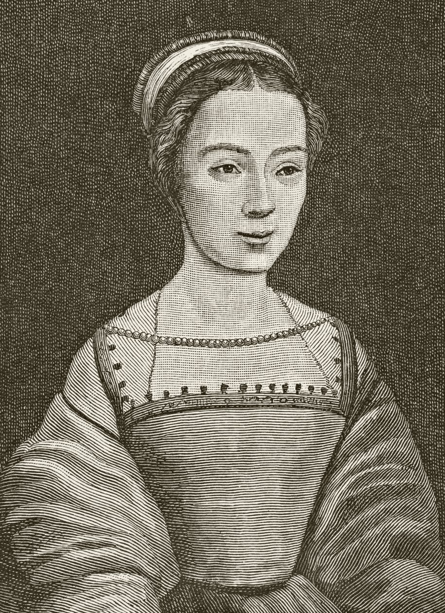 Claude z Francji, z „Nauka i literatura w średniowieczu” Paula Lacroix (1806–84) opublikowana w Londynie 1878 autorstwa French School