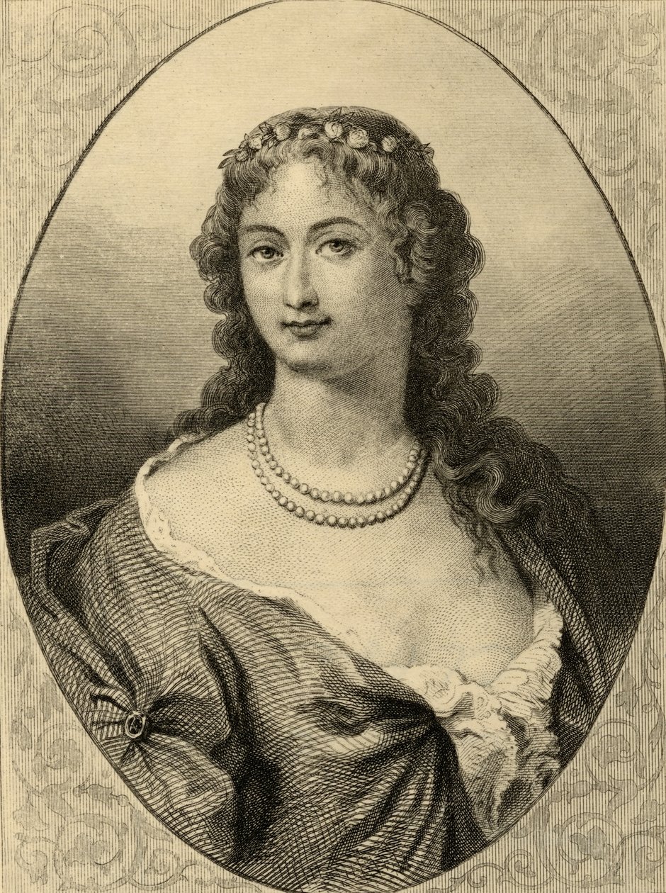 Claudine Alexandrine Guerin (1682-1749) Madame de Tencin autorstwa French School