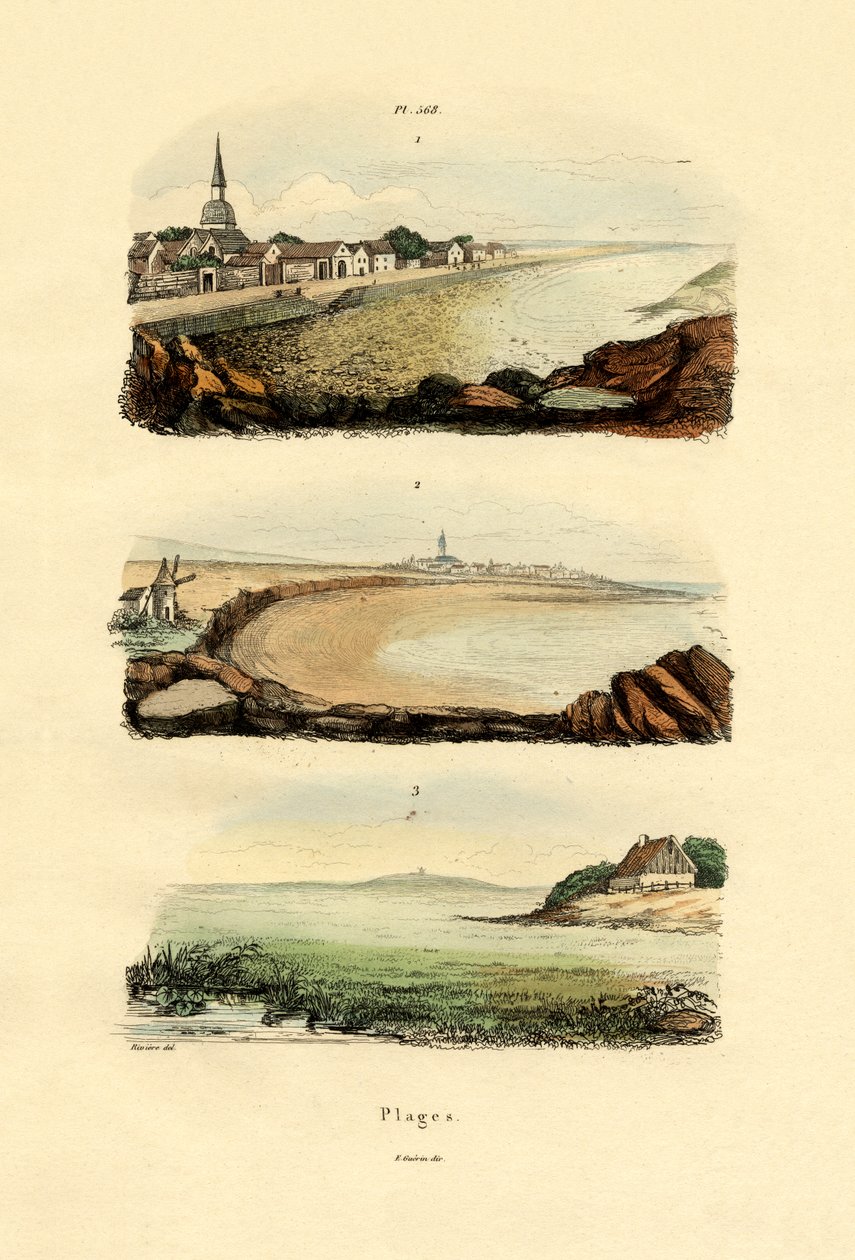 Wybrzeże, 1833-39 autorstwa French School