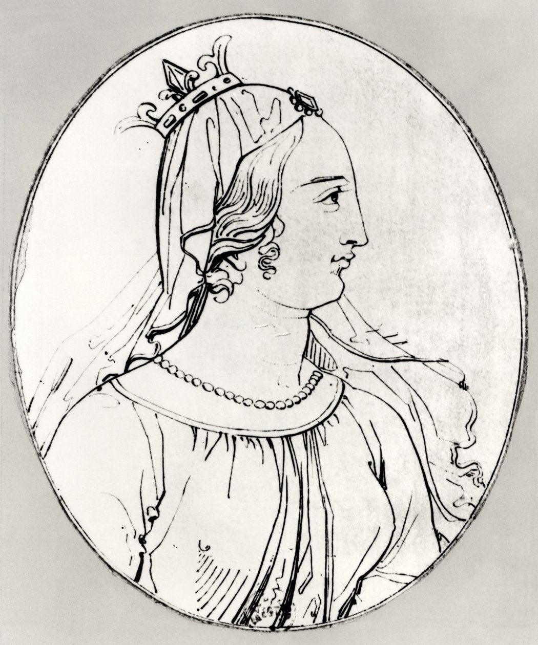 Eleonora Akwitańska (ok.1122-1204) (szczegóły z 158139) autorstwa French School
