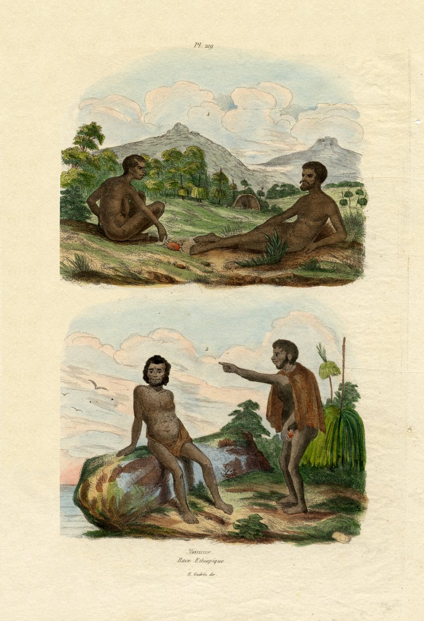 Etiopczycy, 1833-39 autorstwa French School