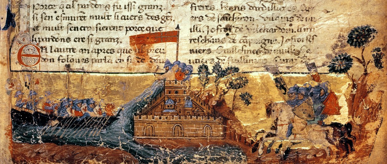 Ks 4972 f.1: Jerozolima w wyprawach krzyżowych autorstwa French School