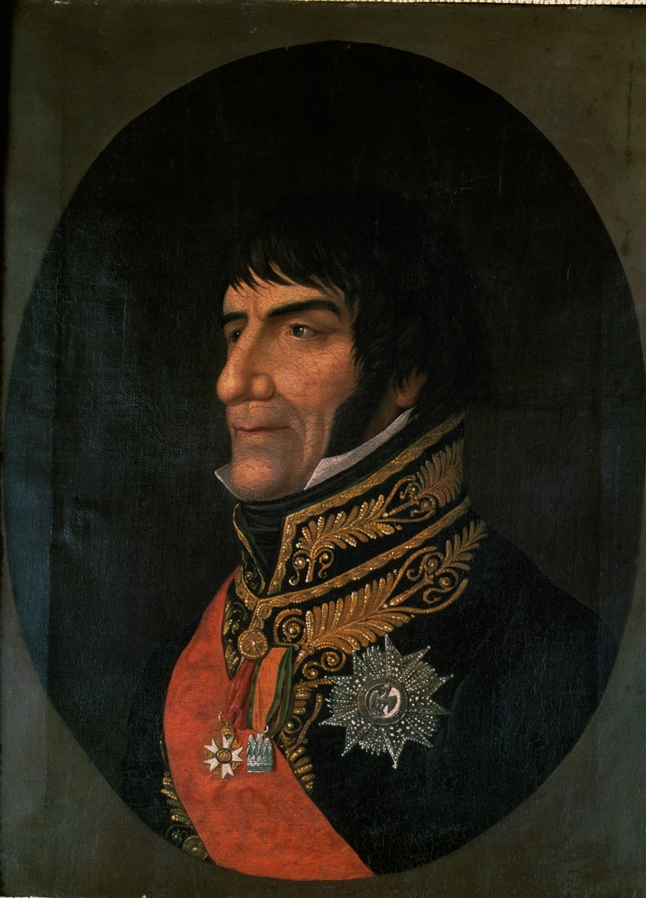 Francois Lefebvre (1755-1820) książę Dantzig autorstwa French School