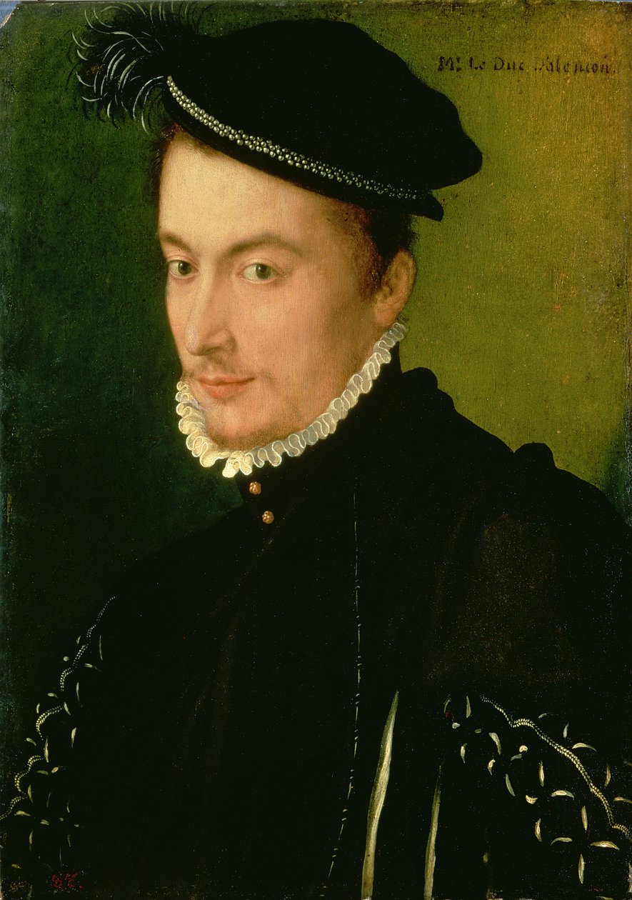 Francois de Valois (1554-84), książę Alencon, lata 60. autorstwa French School