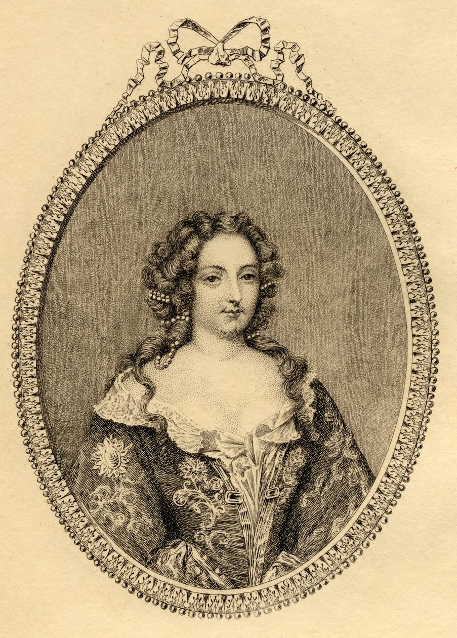 Francoise Athenais de Rochechouart (1641-1707) markiza de Montespan autorstwa French School