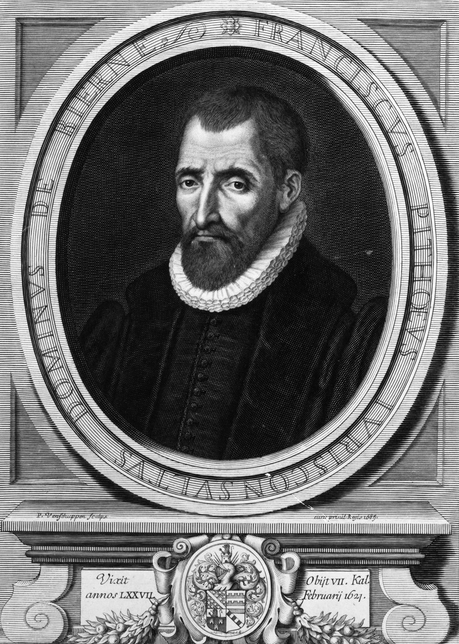 François Pithou, grafika wykonana przez Pierre Louisa van Schuppen, 1685 autorstwa French School