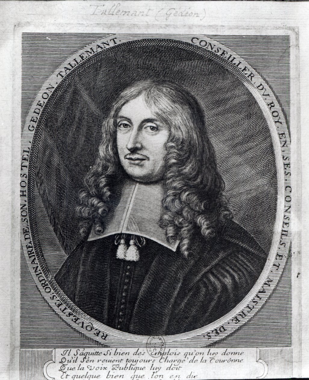 Gedeon Tallemant des Reaux (1619-92) šlifuotas autorstwa French School