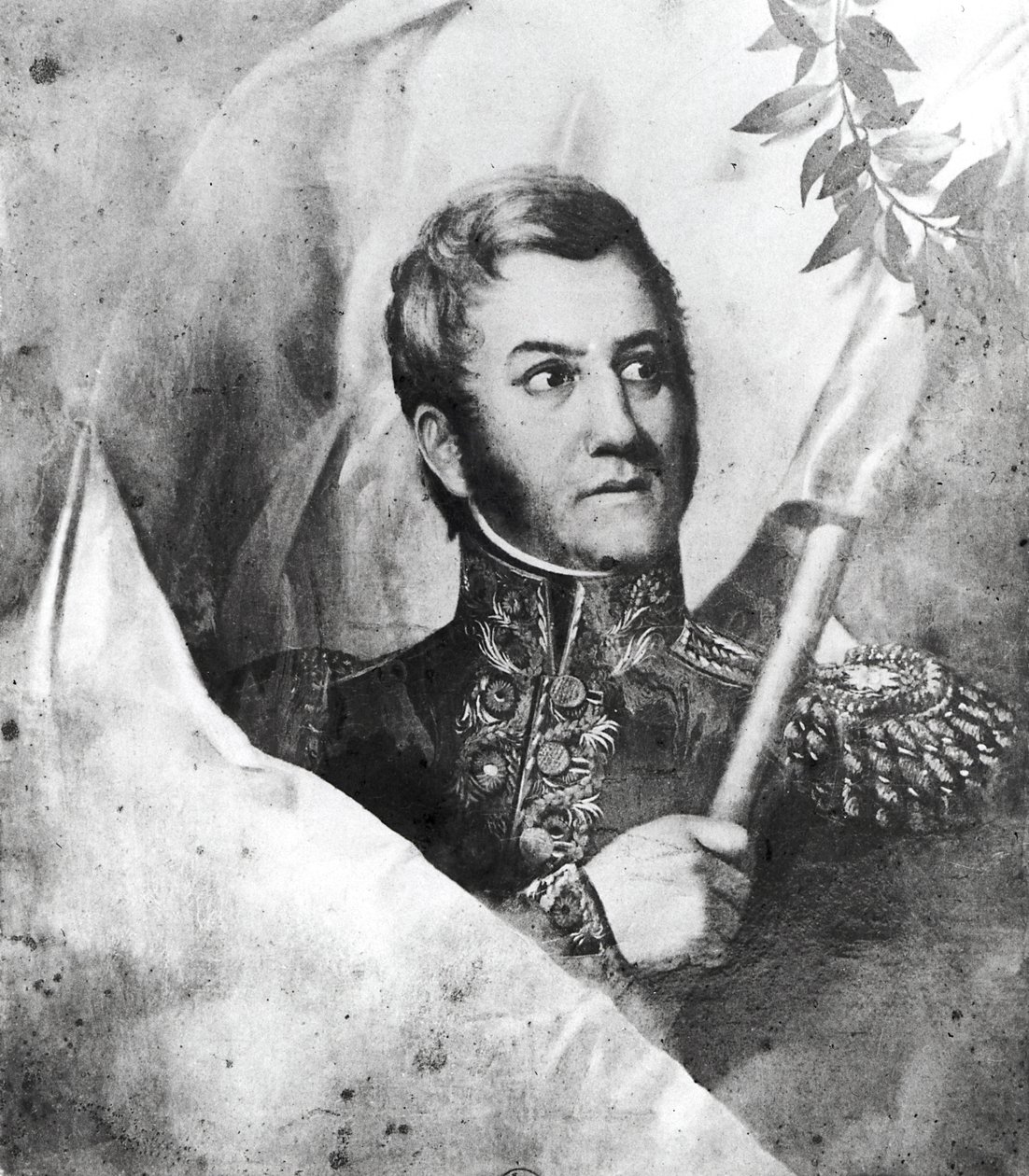 Generał Jose de San Martin (1778-1850) autorstwa French School