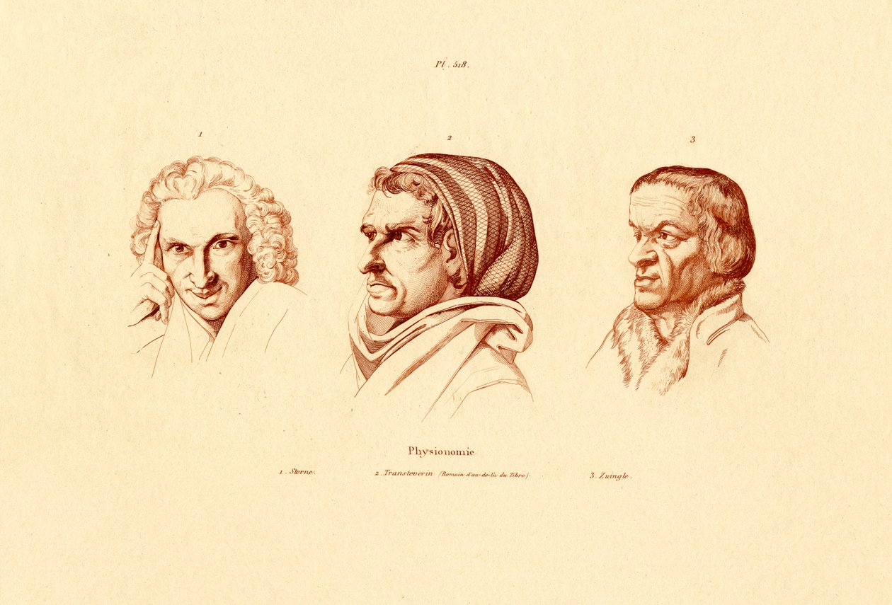 Głowy, 1833-39 autorstwa French School