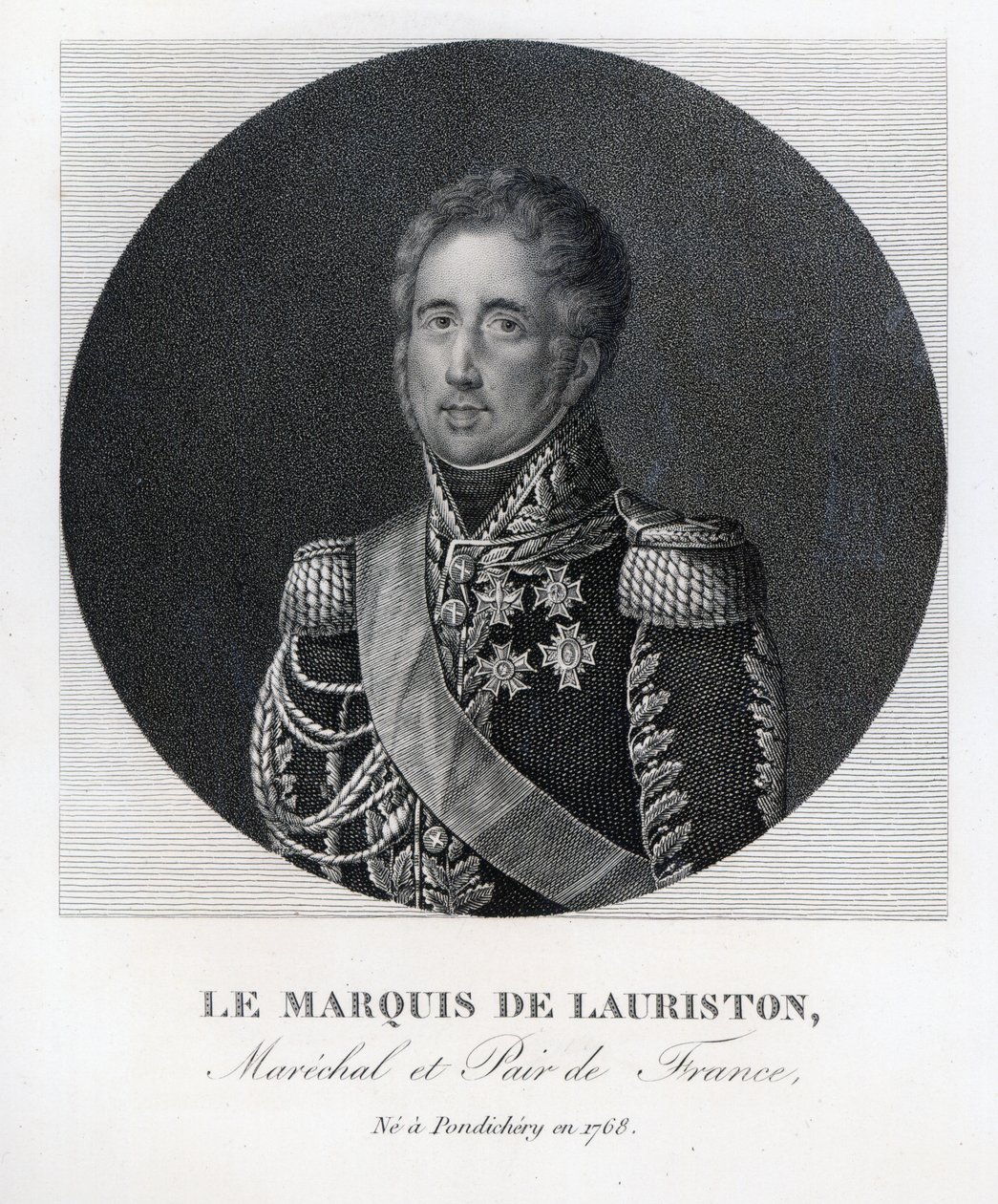 Jacques Law, markiz Lauriston autorstwa French School