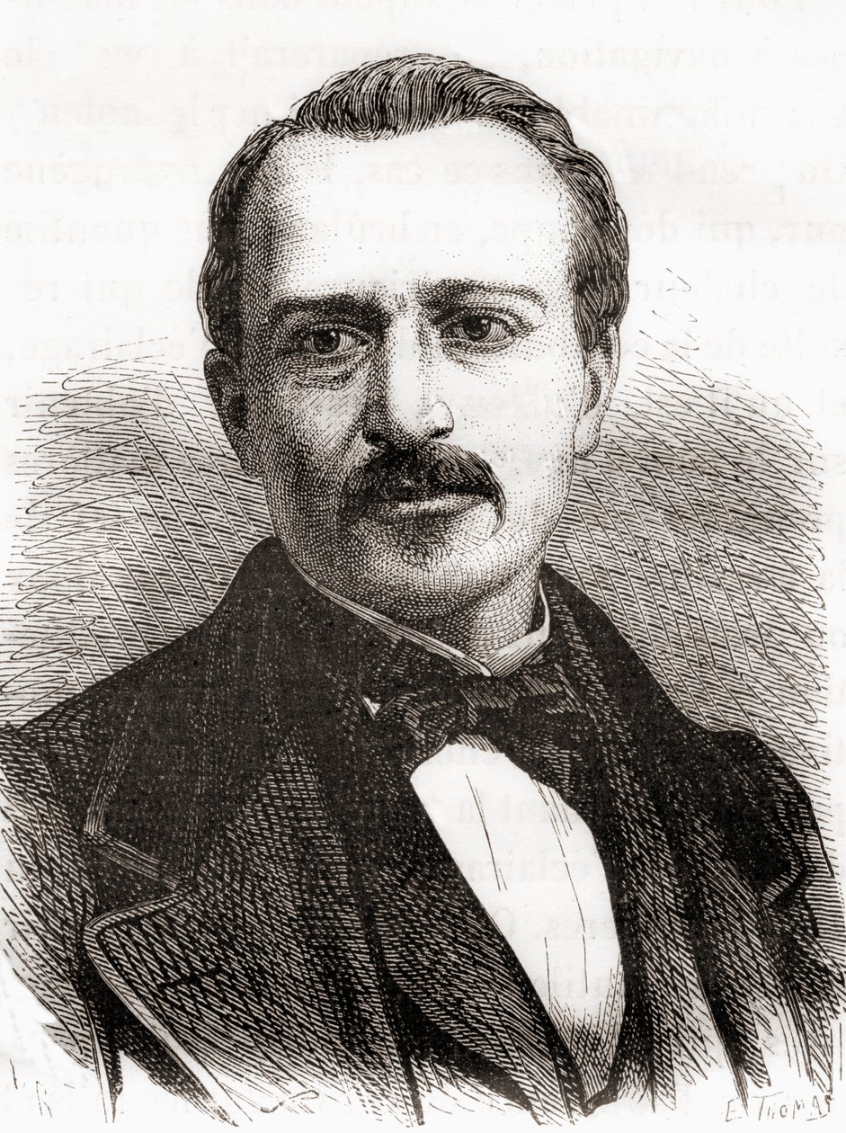 Jean Joseph Étienne Lenoir, z The Wonders of Science, opublikowany ok. 1870 r. autorstwa French School
