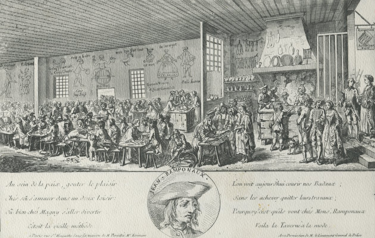 Tawerna Jeana Ramponneau autorstwa French School