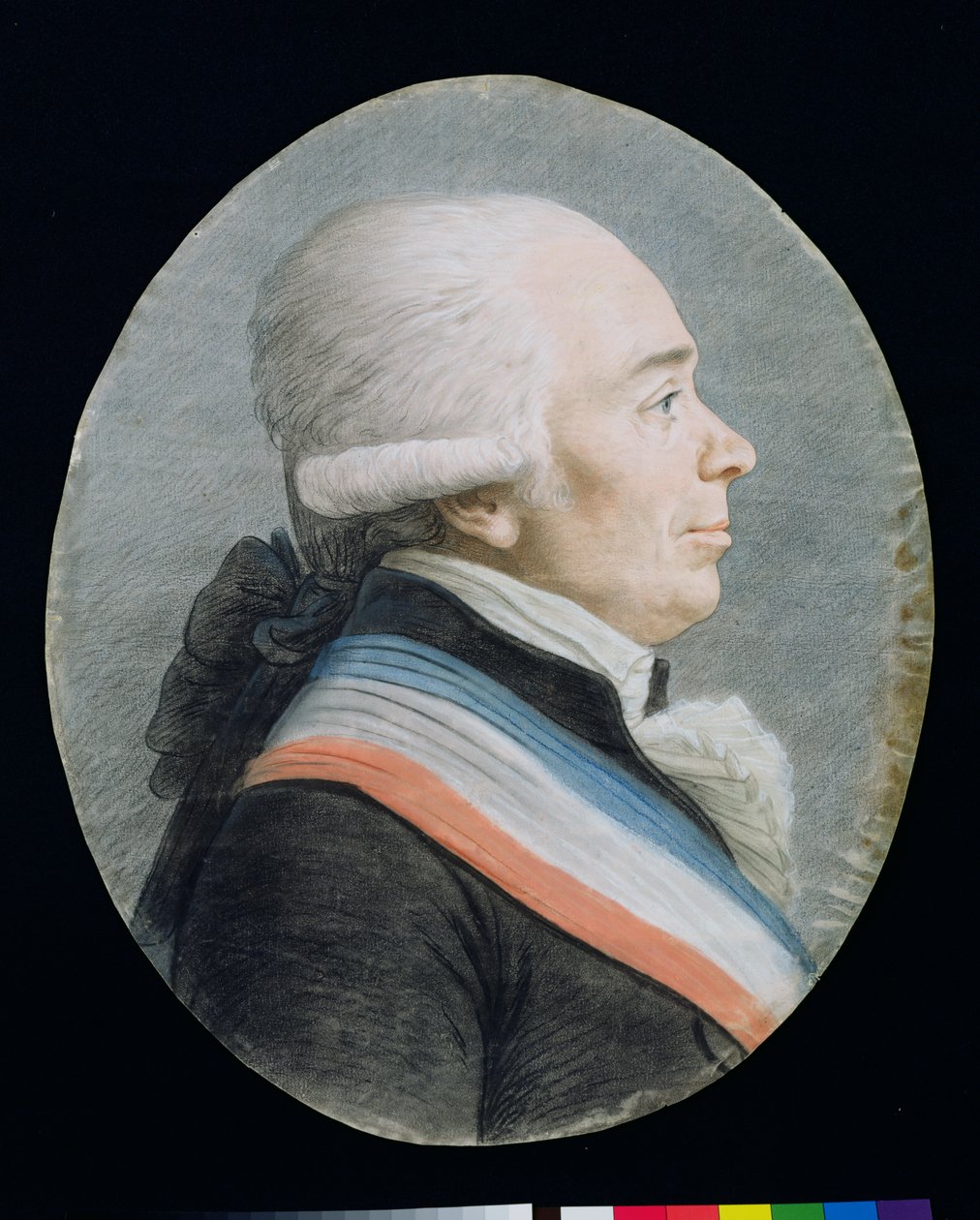 Jerome Petion de Villeneuve (1756-94) (pastel na papierze) autorstwa French School