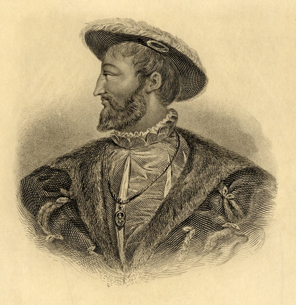 Król Franciszek I (1494-1547) autorstwa French School